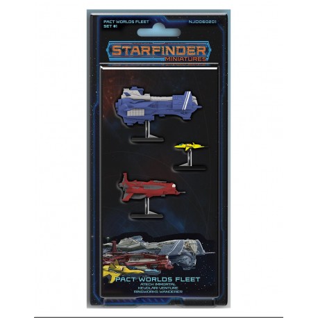 Starfinder Minis: Pact Worlds Fleet Set 1