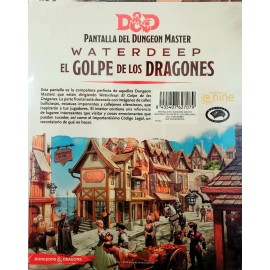 Dungeons and Dragons: Pantalla de DM Waterdeep El Golpe de los Dragones