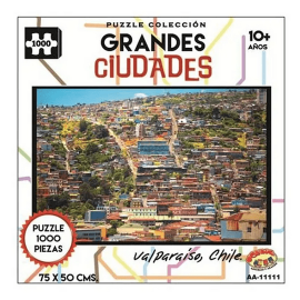 Puzzle 1000 Piezas Grandes Ciudades Valparaiso