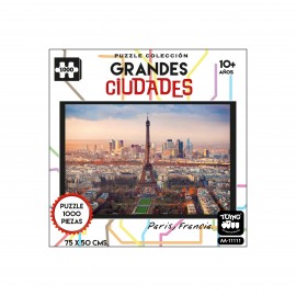 Puzzle 1000 Piezas Grandes Ciudades Paris