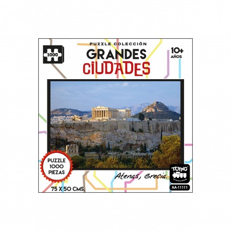Puzzle 1000 Piezas Grandes Ciudades Atenas