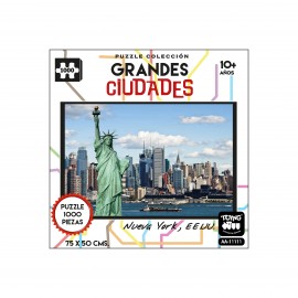 Puzzle 1000 Piezas Grandes Ciudades Nueva York