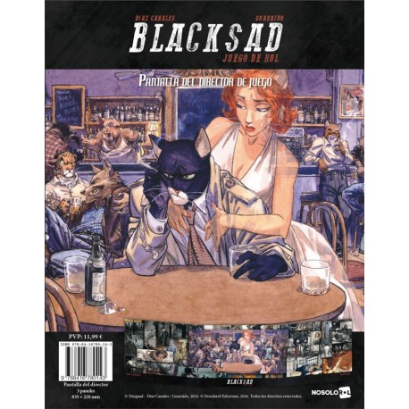 Blacksad: Pantalla del DJ