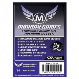 Premium Mayday Games Standard USA Card Sleeves (56x87mm)