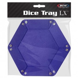 BCW: Hexagon dice Tray LX Blue