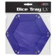 BCW: Hexagon dice Tray LX Black