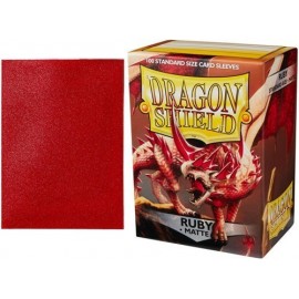 Dragon Shield: Protectores Ruby Matte 100u