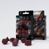 Dragons Dice Set (7) Black & Red