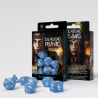 Classic RPG Lavender & white Dice Set (7)