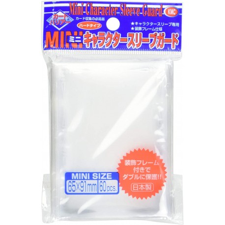 KMC: Oversleeves Silver Scroll 60u Mini