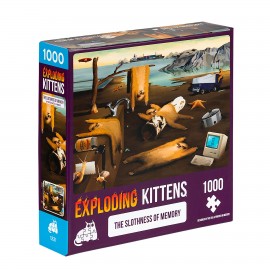 Puzzle Exploding Kittens 1000 piezas: The Slothness of Memory