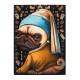 Puzzles Exploding Kittens 1000 piezas: Pug with a Pearl Earring