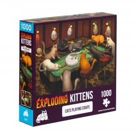Puzzles Exploding Kittens 1000 piezas: Cats Playing Craps