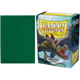 Dragon Shield: Protectores Green Matte 100u