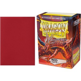 Dragon Shield: Protectores Red Matte 100u