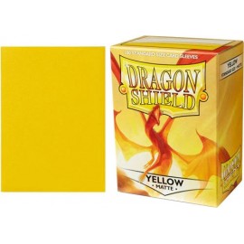 Dragon Shield: Protectores Yellow Matte 100u