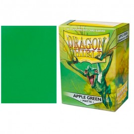 Dragon Shield: Protectores Apple Green Matte 100u