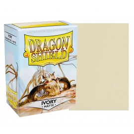 Dragon Shield: Protectores Ivory Matte 100u