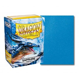 Dragon Shield: Protectores Sapphire Matte 100u