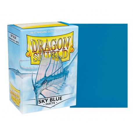 Dragon Shield: Protectores Sky Blue Matte 100u