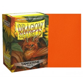 Dragon Shield: Protectores Tangerine Matte 100u