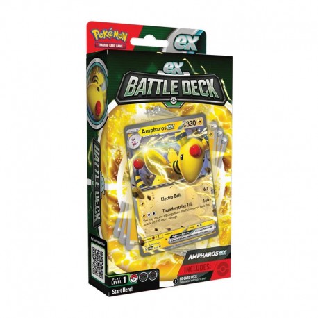 Pokémon TCG: Baraja de Combate Ampharos Ex