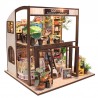 Miniatura Armable: Coffee House con Exhibidor