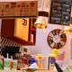 Miniatura Armable: Cafeteria Coffee Time con Exhibidor