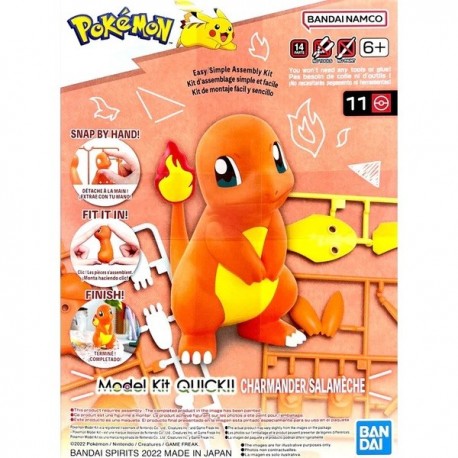 Bandai: Model Kit Pokémon - Quick Charmander