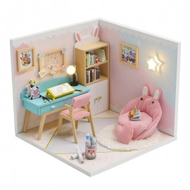 Miniatura Armable S2006: Study Room con Exhibidor