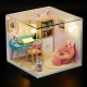 Miniatura Armable S2006: Study Room con Exhibidor