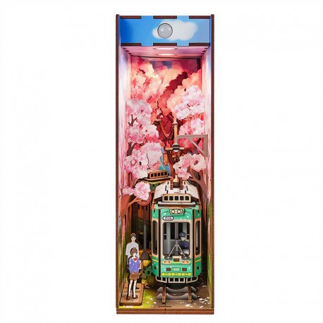 Miniatura Armable TQ119: Sakura Travel - Sepador de Libros Tonecheer
