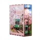 Miniatura Armable TQ119: Sakura Travel - Sepador de Libros Tonecheer