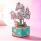 Miniatura Armable AM409: Cherry Blossom Tree Caja Musical