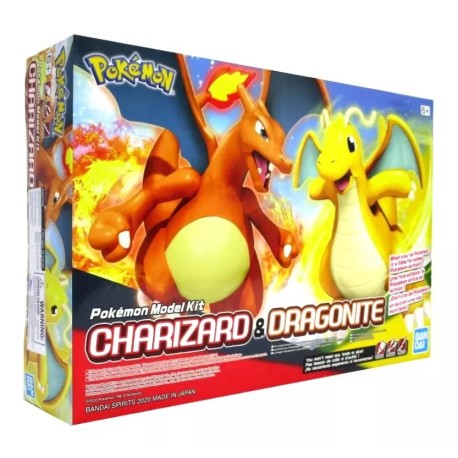 Bandai: Model Kit Pokémon - Charizard & Dragonite