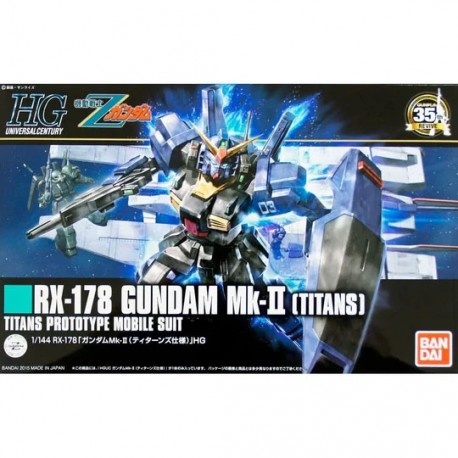 Bandai: Gundam - HGUC RX-178 MKII TITANS Model Kit