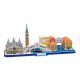 Miniatura Armable MC269h: Venecia City Line Italia Puzzle 3D