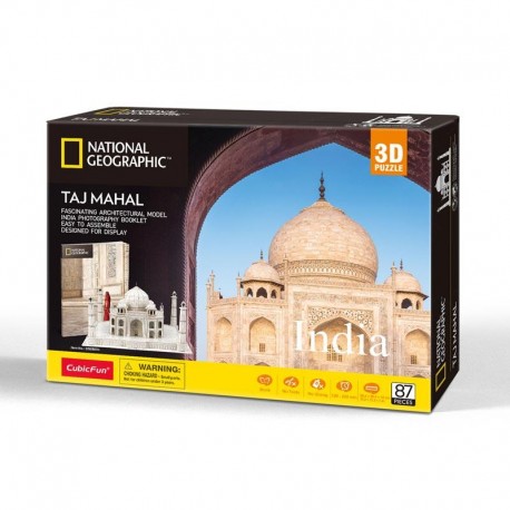 Miniatura Armable DS0981h: Natgeo Palacio Taj Mahal India Puzzle 3D