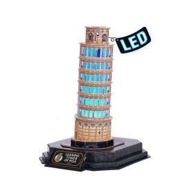 Miniatura Armable L535h: Torre de Pisa LED Night Edition