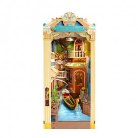 Miniatura Armable TGB08: Venecia Romántica Booknook Cover Dust