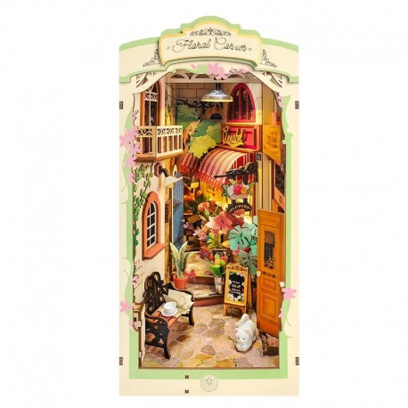 Miniatura Armable TGB08: Venecia Romántica Booknook Cover Dust