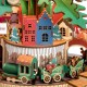 Miniatura Armable TGC06: Navidad Book Nook Christmas Street