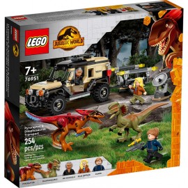 LEGO: 76951 - Jurassic World: Transporte del Pyrorraptor y el Dilofosaurio