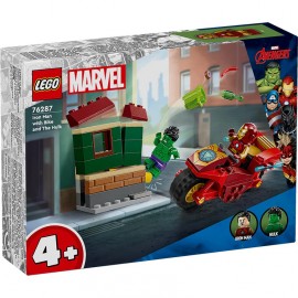 LEGO: 76287 - Iron Man con Moto y Hulk