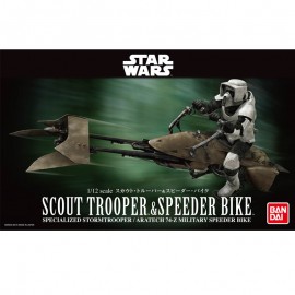 Bandai: Star Wars - Scout Trooper & Speeder Bike Model Kit