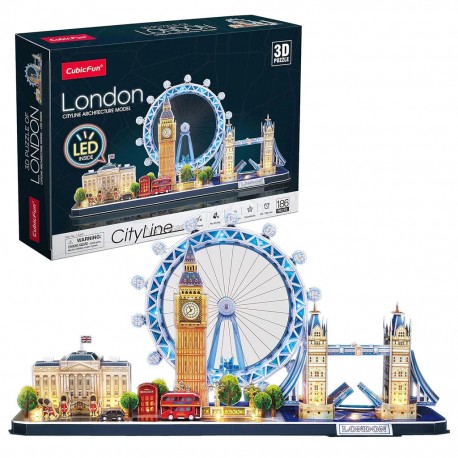 Miniatura Armable L532h: Londres City Line USA Puzzle 3D