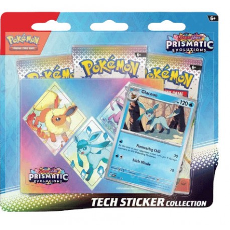 Pokémon TCG: Tech Stickers Collection Glaceon - Prismatic Evolution [ESP]