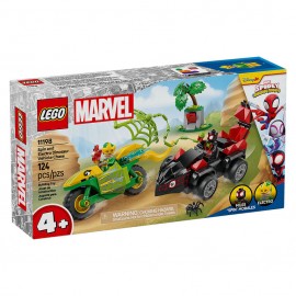 LEGO: 11198 - Marvel: Spin y Electro: Duelo de Vehículos Dinosaurio