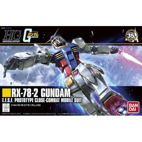 Bandai: Gundam - HGUC 1/144 RX-78-2 Gundam Model Kit