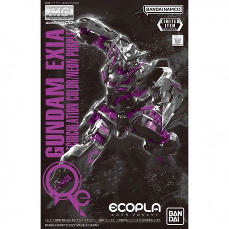 Bandai: Gundam - MG 1/100 Exia Recirculation Neon Purple Gundam Model Kit